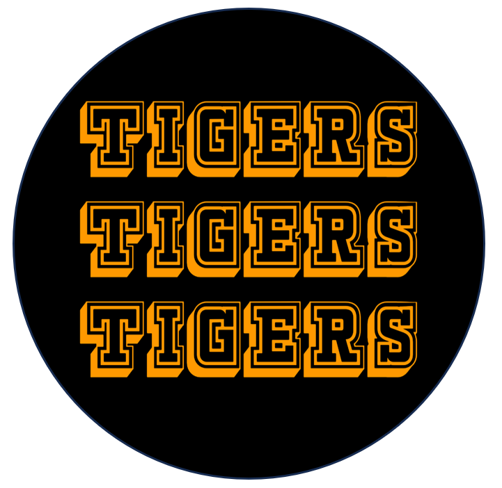 Hometown Series - Baldwin County Tigers Button