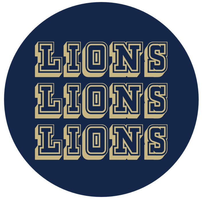 Hometown Series - Foley Lions Button