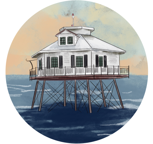 Magnet Set: Fairhope Watercolors