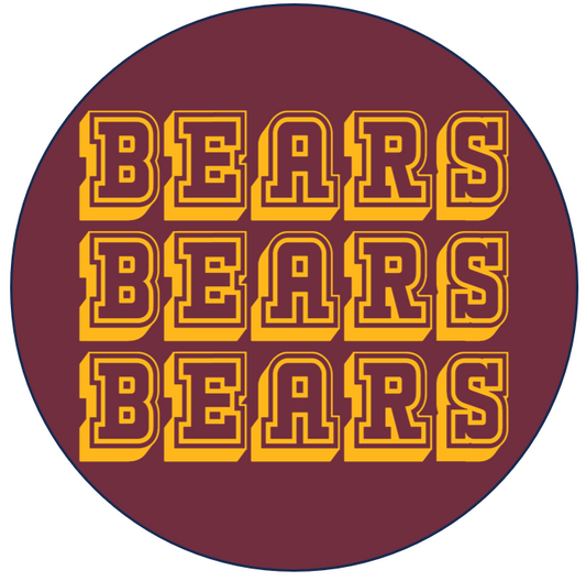 Hometown Series - Robertsdale Bears Button